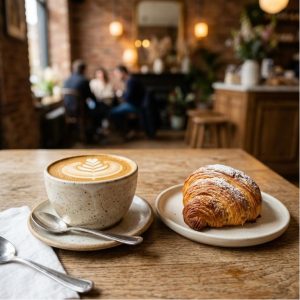 Latte Croissant